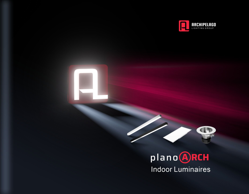 planoⒶRCH Indoor Luminaires catalog cover
