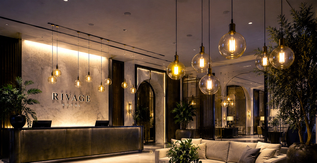 Lighting applications across hospitality and industrial environments