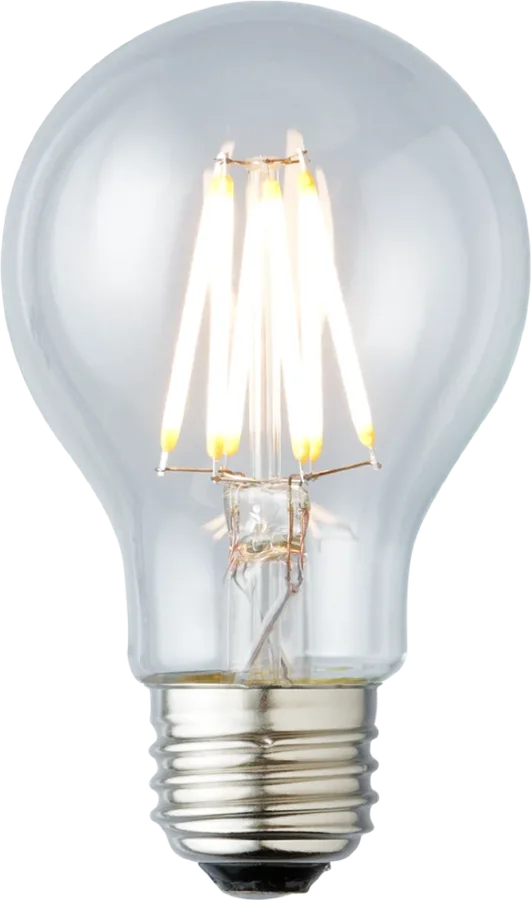 Eames A19, clear glass