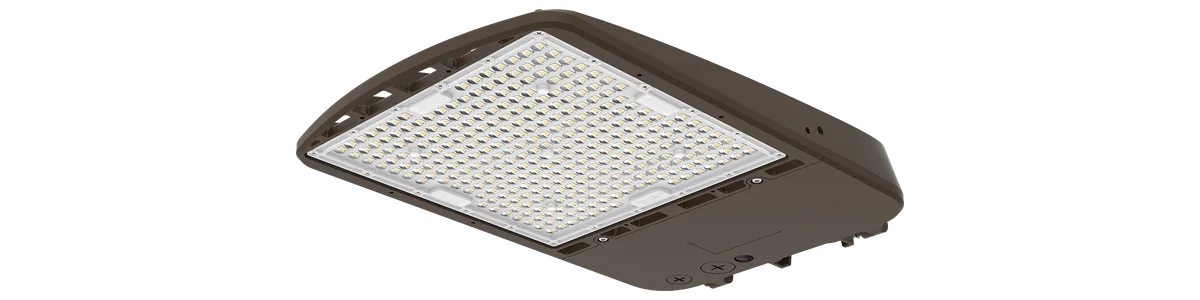 Heritage LED area light, the configured catalog number