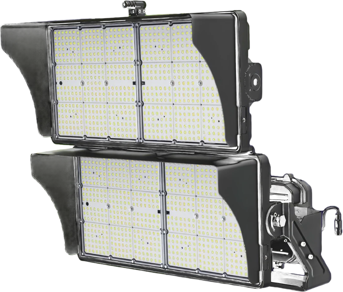 LSPL Beacon — twin-stack rectangular high-output sports flood for mega-venue installations