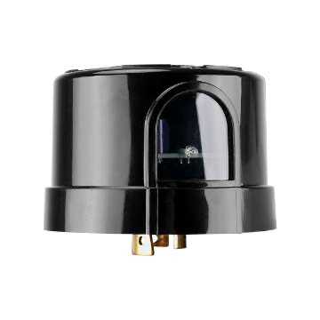 3-pin twist-lock photocell — ANSI C136.10 dusk-to-dawn photocontrol for 120-277V universal voltage
