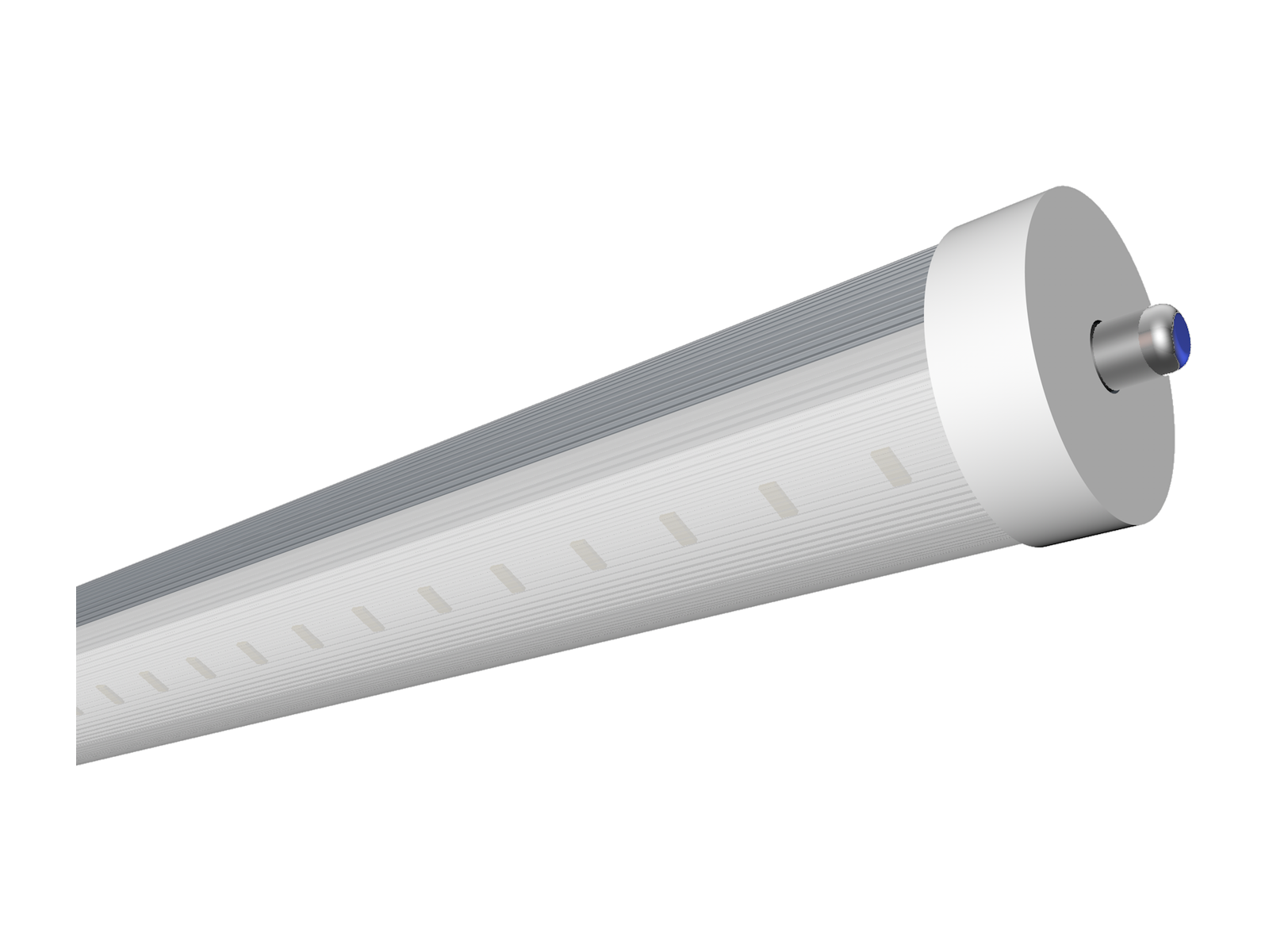 LY-T10 — close-up of the single-pin slimline base, the differentiator vs T8-with-adapter peer products
