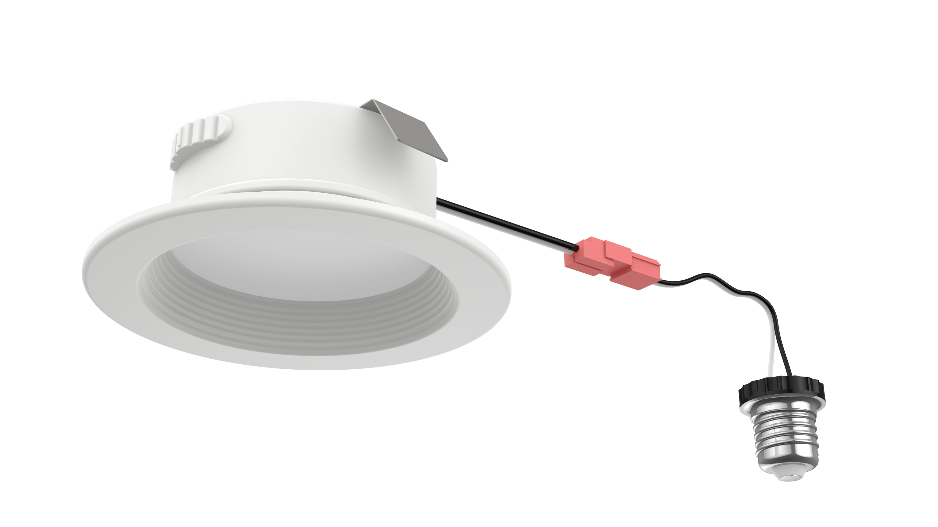 LDRR Nebula-II — 4″ / 6″ fixed-beam retrofit downlight, white finish