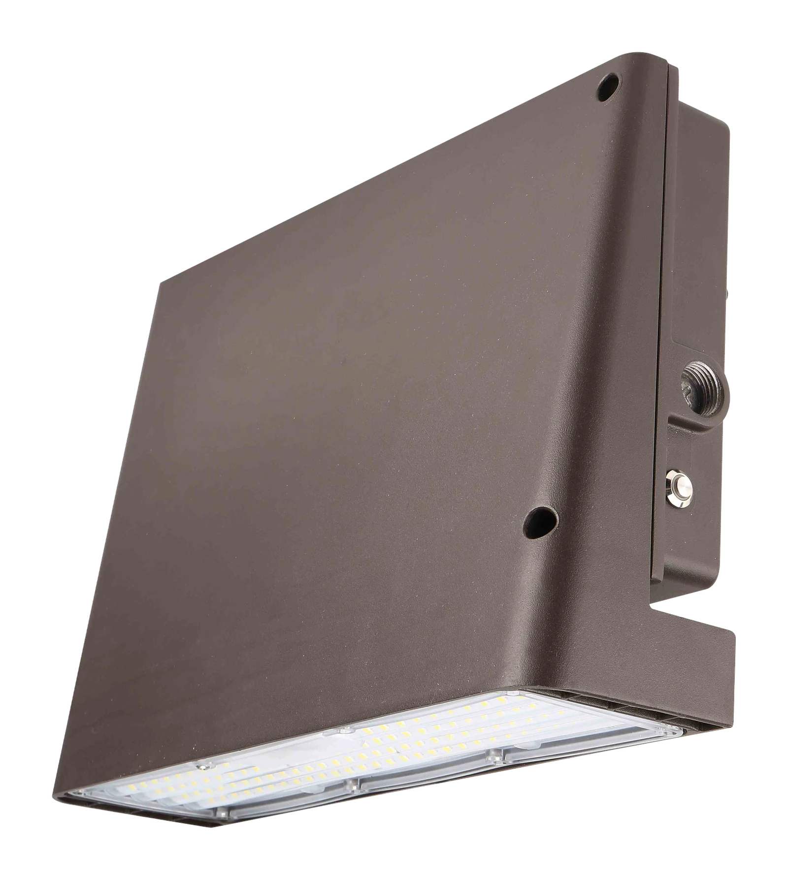 Nightwatch — battery-backup model side view, mounting bracket visible
