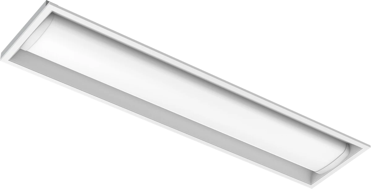 LPVT14 proⒶRCH-T · 1×4 center-basket troffer · 3/4 angle hero