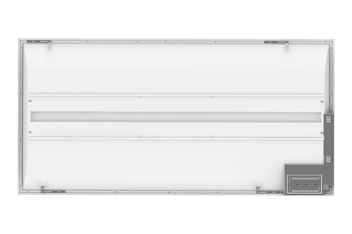 proARCH-T LED troffer, back view with the driver box