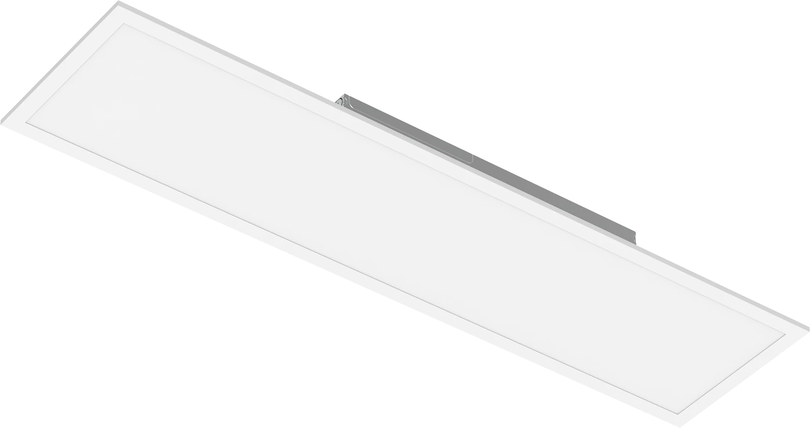 LBLP · proⒶRCH 1×4 back-lit panel · top-side product angle showing narrow rectangular form factor, frosted diffuser, and rear driver housing