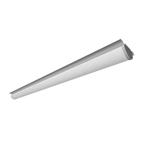 LLSR retroⒶRCH-L1 · 4ft linear strip retrofit · field-swappable optic · 3/4 hero render