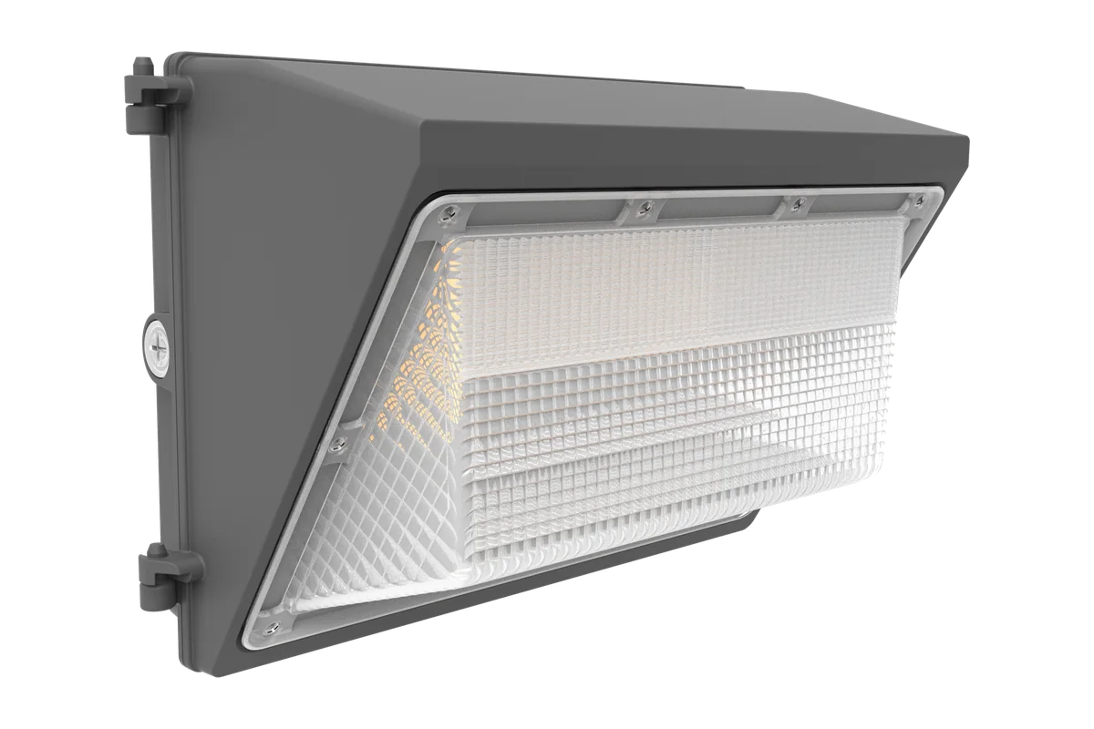 Sentinel side profile: the sloped hood over the prismatic glass lens