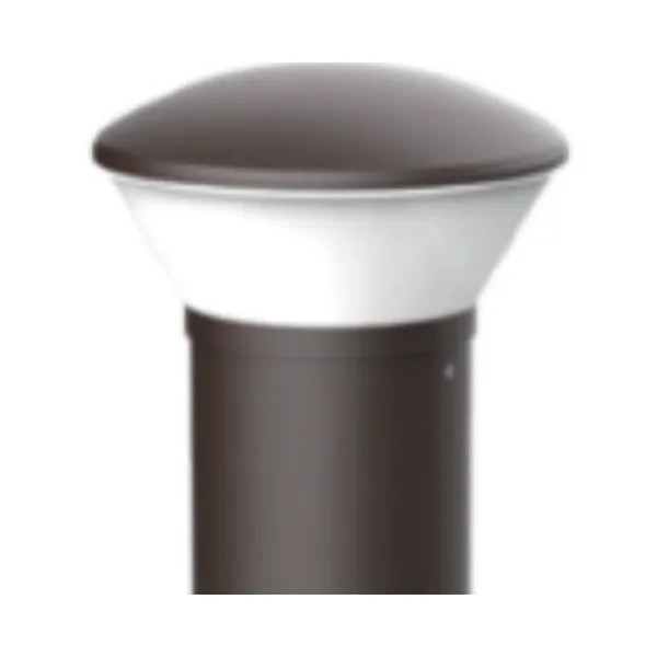Sentry LED bollard, the configured crown