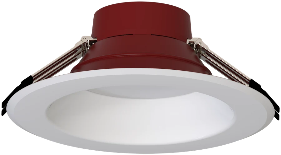 LCDL Solstice SafeZone — 2-hour fire-rated commercial downlight in ThermalARMOR housing
