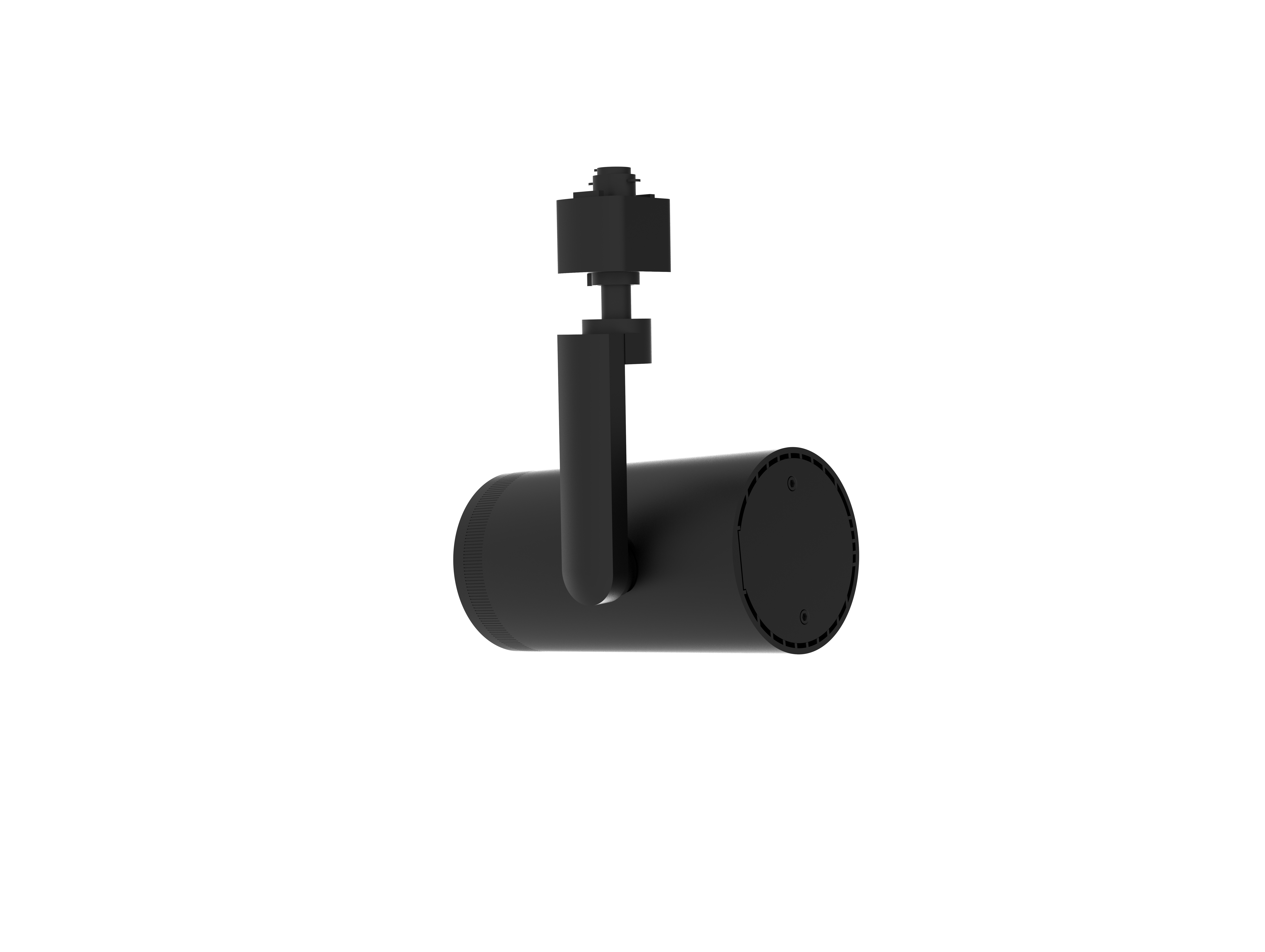 LTRK Trackstar · Black + White finish swap · cast-aluminum heatsink architectural detailing · L70 @ 50,000 hrs lumen maintenance